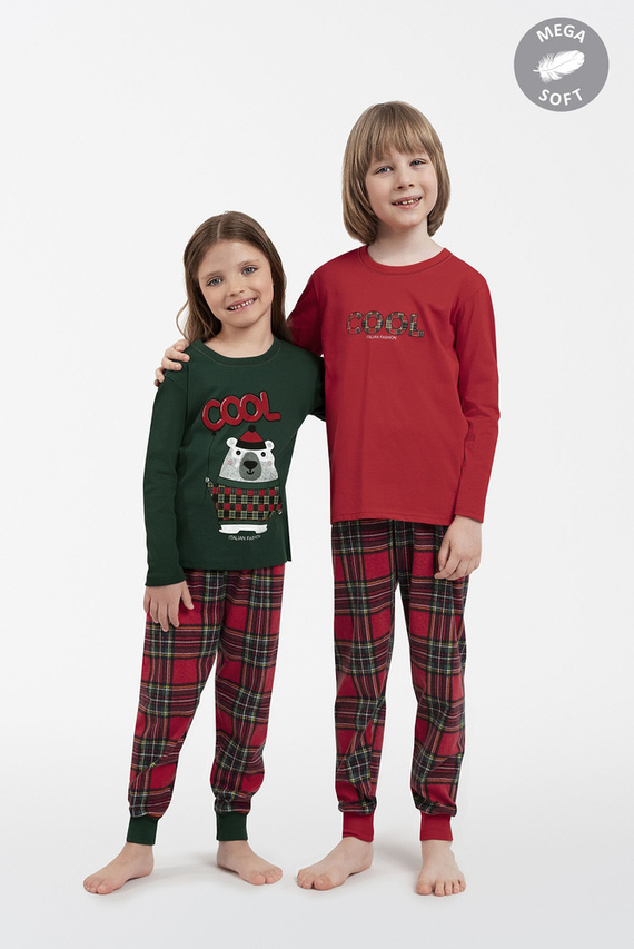 Tess Gyermek pizsama Italian Fashion - zöld/print