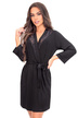 fekete fürdőköpeny
