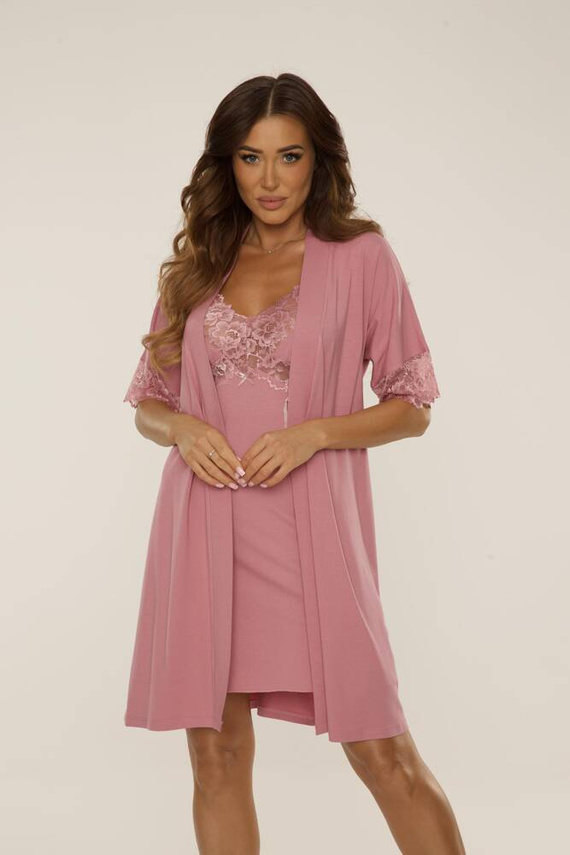 639 Noela De Lafense hálóing - piszkos rózsaszín