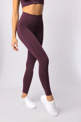 Női leggings SPAIO Flex Innergy 2.0 szilva - varrásmentes, regeneráló támogatás