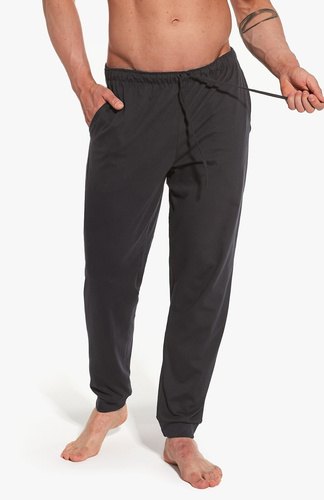 Cornette 331/02 pizsamanadrág grafit színben - pamut, kényelmes és légáteresztő