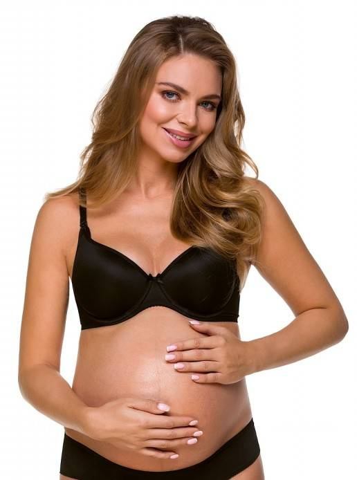 3036 LUPOLINE szoptatós melltartó - fekete