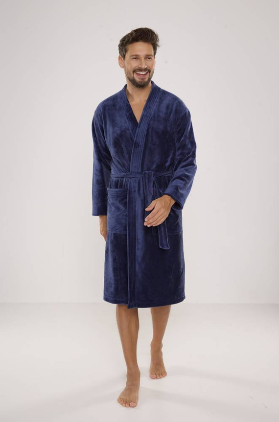 391 Hugo férfi fürdőköpeny De lafense - denim