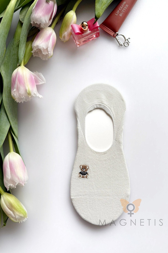 Magnetis YN-251132 – női balerina zokni viszkózból, szilikonnal