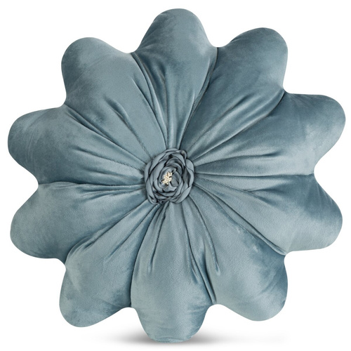Flores Eurofirany virág alakú díszpárna Ø40 cm blue