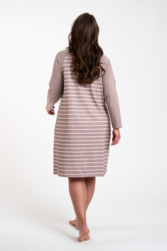 Oda hálóing Olasz divat - cappuccino print