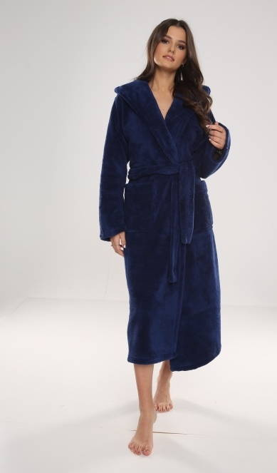 807 Luna II Női hosszú női köntös Forex - sötétkék