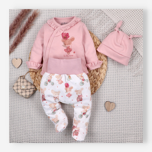 Nini Little Mouse body 100% organikus pamut, Lengyelországban gyártva