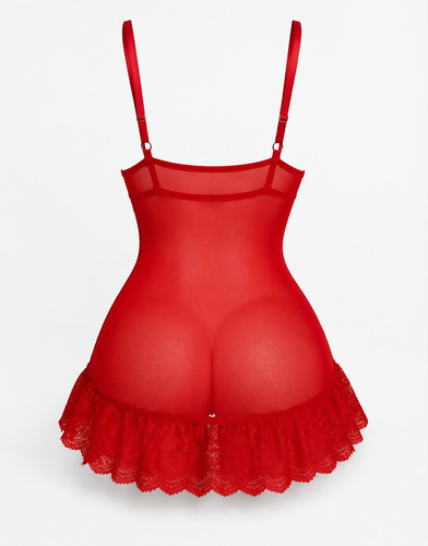 Nuit Red LivCo hálóing tüll csipke női elegáns