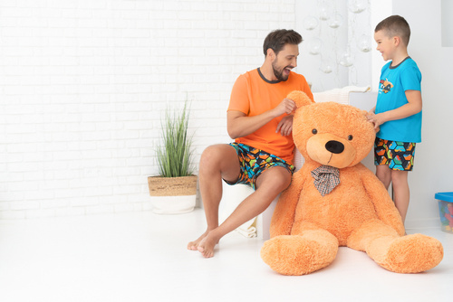 Comic rövid ujjú fiú pizsama, nadrág Italian Fashion - türkiz/print