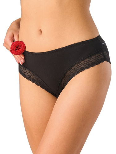 Női mini bikini bugyi LPB 111 Key – viszkóz, csipkével, 2 db