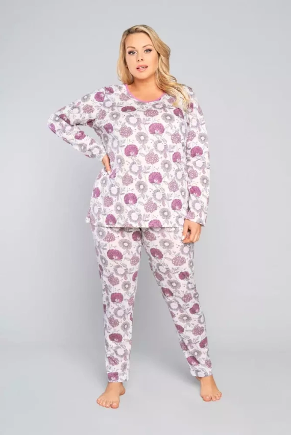 Női pizsama hosszú ujjú, nadrág Lobelia Italian Fashion -