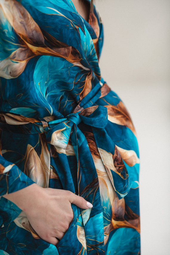 Milk&Love bambusz kismama köntös 100% viszkóz