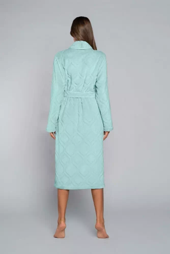 Morena Női gyapjú női köntös Italian Fashion - menta