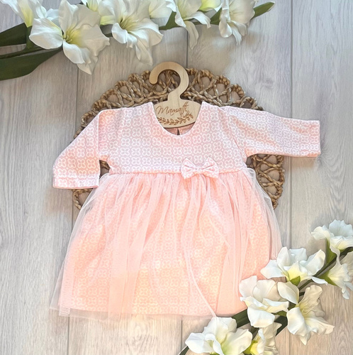 SB051 Sukienkobody z długim rękawem Mamatti