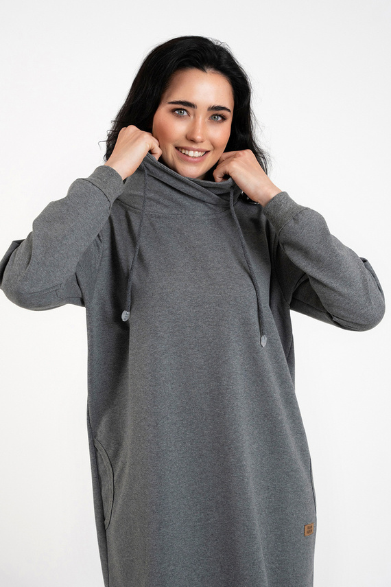 Malmo női hosszú ujjú tunika Italian Fashion - ¶r. melange