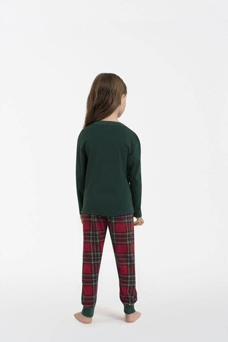 Tess Gyermek pizsama Italian Fashion - zöld/print