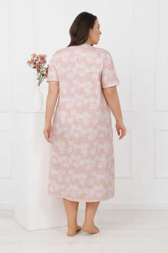 Eleni Italian Fashion női hálóing 100% pamut, rövid ujjú