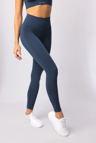 Női leggings SPAIO Flex Innergy 2.0 tengerészkék - varrás nélküli, regenerációs támogatással