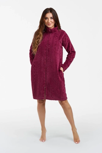 Rena Női fürdőköpeny Italian Fashion - bordó színű