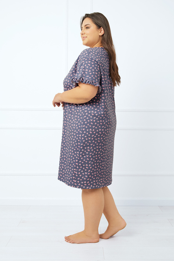 Lotte női rövid ujjú ing Olasz divat - nyomtatás