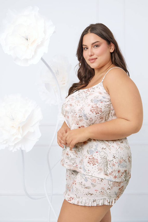 Solita Női pizsama vékony szabású, rövid nadrág olasz divat - print