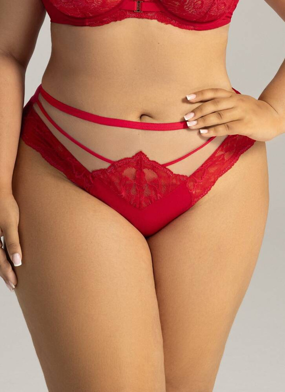 2157 Női bikini alsó AVA piros