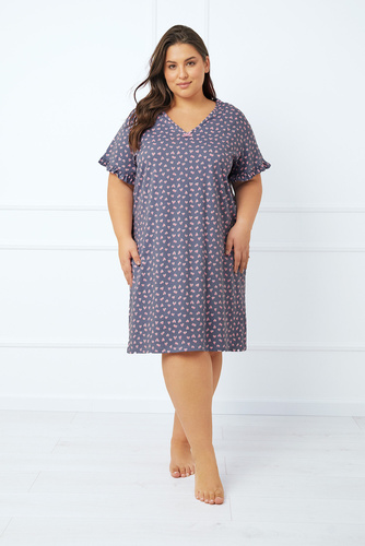 Lotte női rövid ujjú ing Olasz divat - nyomtatás