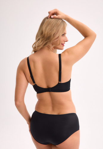 GFP 049 Daphne Gaia női bugyi - fekete, elegáns és csipkés