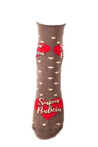 K90Z Nagymama zokni sajtolatlan olasz divat