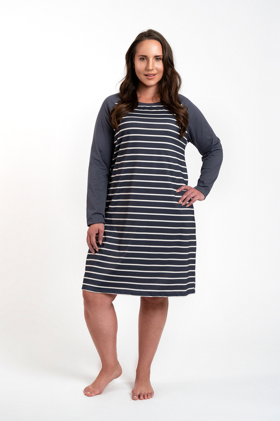 Oda hálóing Olasz divat - grafit nyomtatás