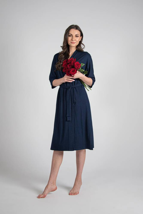 942 Visa Hosszú köntös De Lafense - tengerészkék