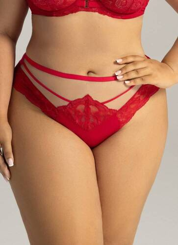 2157 Női bikini alsó AVA piros