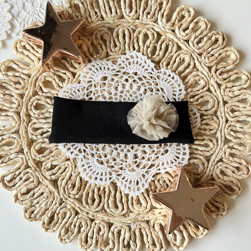 Mamatti OK02 Merry Christmas lány fejpánt - Fekete, stílusos fejpánt lányoknak