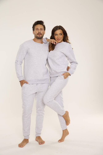 813 Indigo Férfi edzőruha a De Lafense-től - világos melange