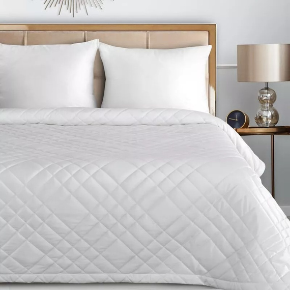 Ria 6 Velúr dekoratív ágytakaró Eurofirany fehér