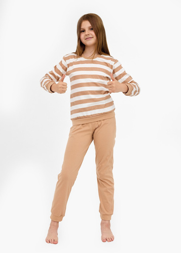 947/198 Cornette Molly 2 lány pizsama | 100% pamut, hosszú ujjú, bordázott, dobozos, hosszú ujjú, bordázott, dobozos