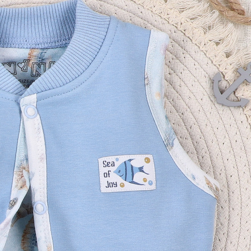 ABN-5458 Sea Of Joy Nini mellény - organikus pamut, kényelmes rögzítéssel