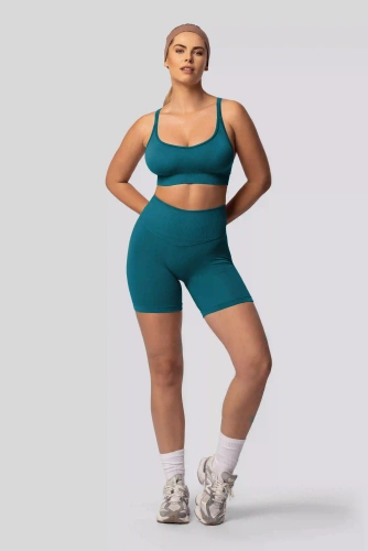 Spaio PUSH-UP PRO alakformáló varrás nélküli női rövidnadrág magas derék tale blue
