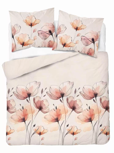 5492 A Detexpol Satin Stories világos rózsaszín | 100% pamut, szaténszövés, cipzár, ajándékcsomagolás