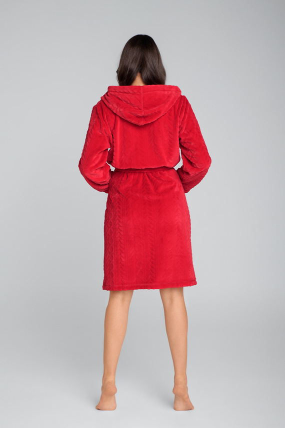 Zala női gyapjú női köntös Italian Fashion - piros