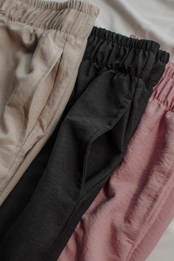 Maeve 875 De Lafense női pizsamanadrág - hosszú, egyszínű, zsebekkel - fekete