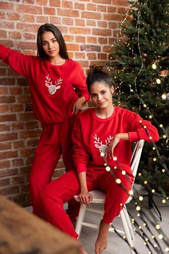 Sensis Harriet női pizsama - piros