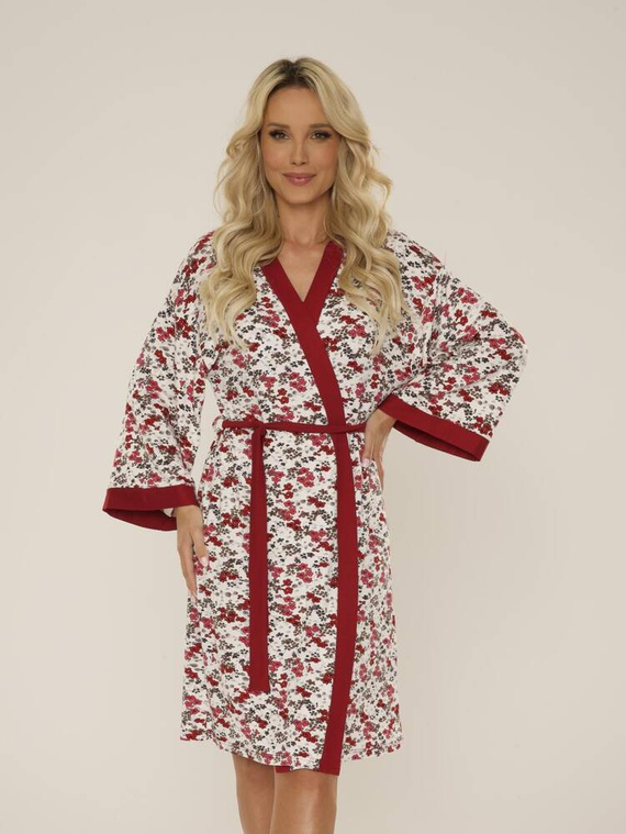 468 Mia Forex női fürdőköpeny - bordó