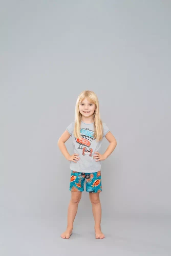 Oceania Lányok pizsamája Italian Fashion - melange/print