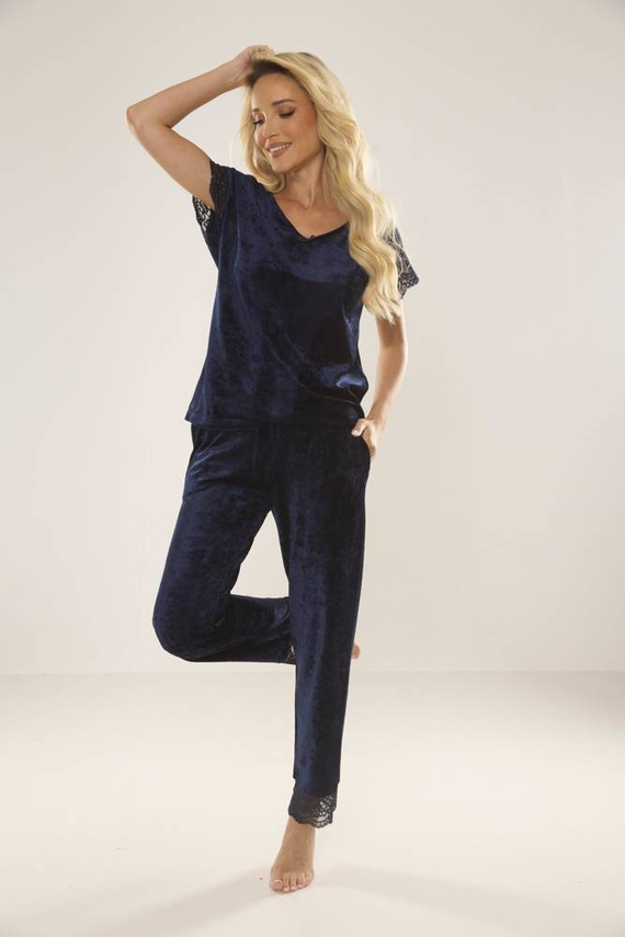 631 Milagros Női pizsama Forex - tengerészkék