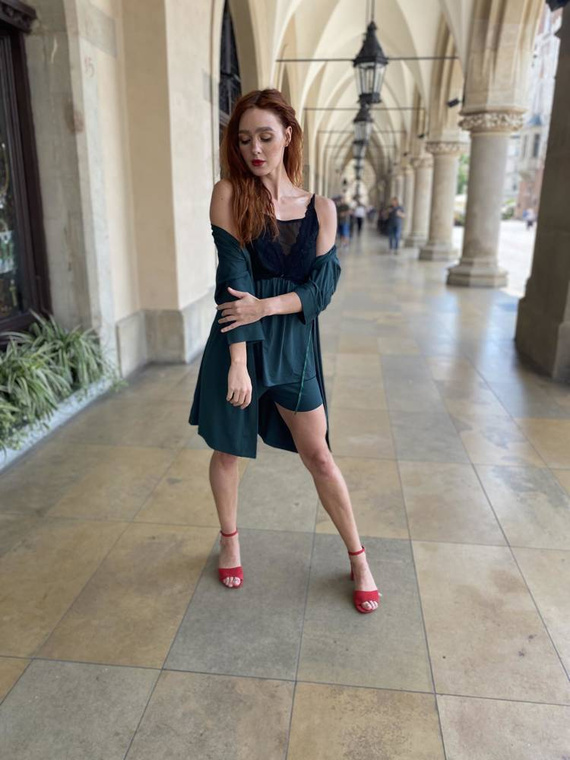 612 Artemise Női pizsama Forex - zöld