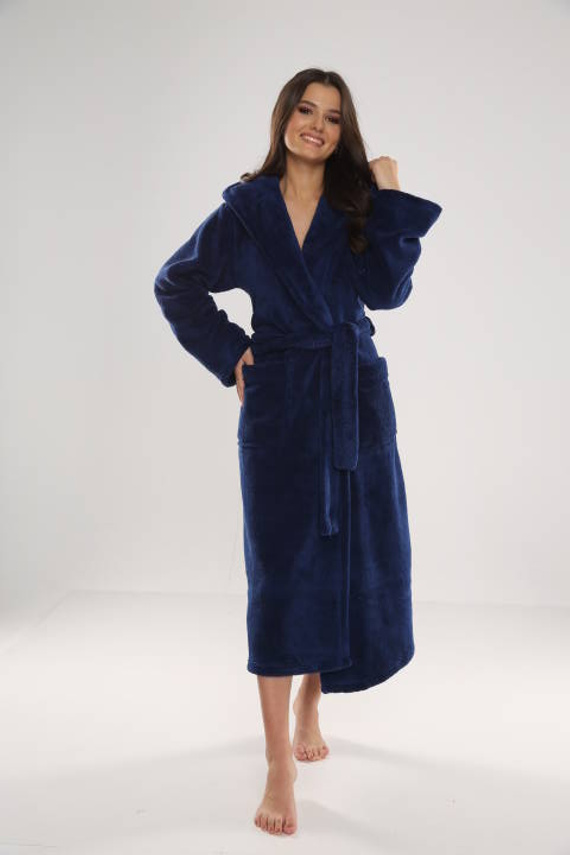 807 Luna II Női hosszú női köntös Forex - sötétkék