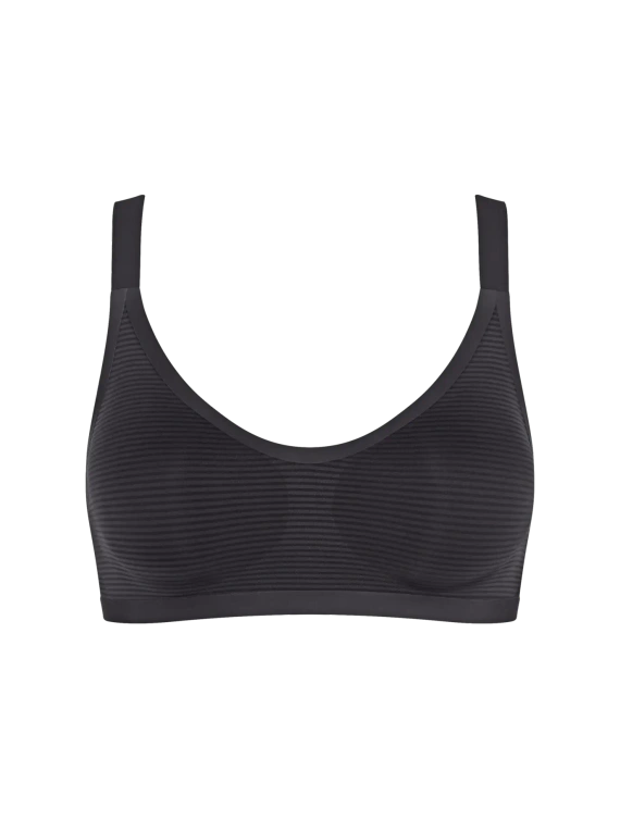 sloggi ZERO Feel Air varrásmentes bralette, könnyű és légáteresztő black