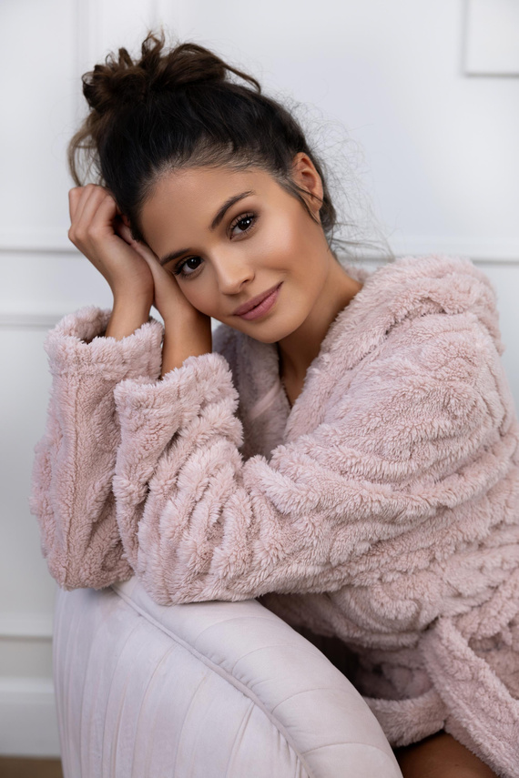 Giulia Női fürdőköpeny Sensis - piszkos rózsaszín